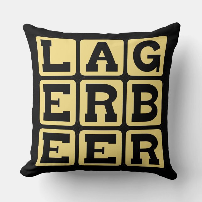 Lagerbier, Type Ale Kussen (Voorkant)