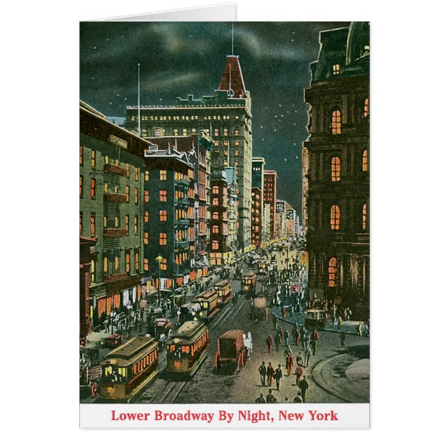 Lagere Broadway van Night (Voorkant)