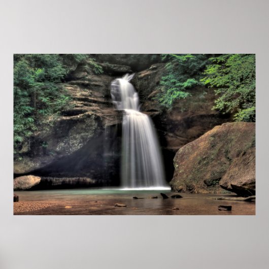 Lagere Herfsten, Oude Man, Hocking Hills, Ohio Poster (Voorkant)