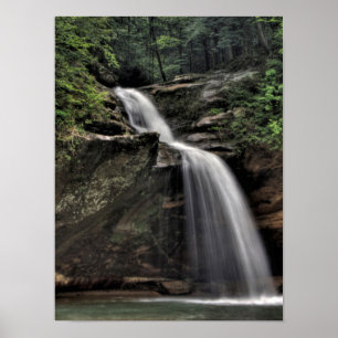 Lagere Herfsten, Oude Man, Hocking Hills, Ohio Poster