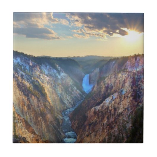 Lagere Herfsten van het Punt van de Kunstenaar Tegeltje (Voorkant)