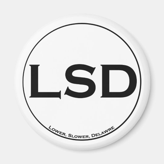 Lagere langzamere delaware magneet (Voorkant)