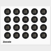 Lagere langzamere Delaware Ronde Sticker (Vel)