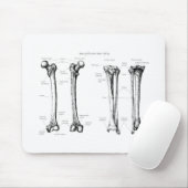 Lagere ledemaat grijs muismat (Met muis)