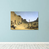 Laghouat in de Algerijnse Sahara, 1879 Canvas Afdruk (Insitu (Houten vloer))