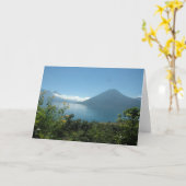 Lago Atitlan Notecard 1 Kaart (Gele Bloem)