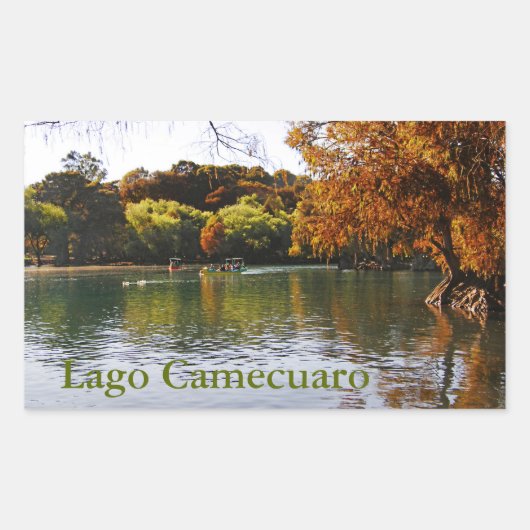 Lago Camecuaro Sticker (Voorkant)