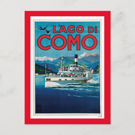 Lago di Como Briefkaart (Voorkant)