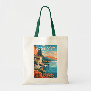 Lago di Como Italia Travel Art  Tote Bag