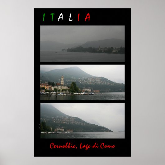 Lago di Como Poster (Voorkant)