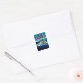 Lago di Como Vierkante Sticker (Envelop)