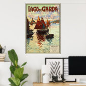 Lago di Garda Poster (Thuiskantoor)