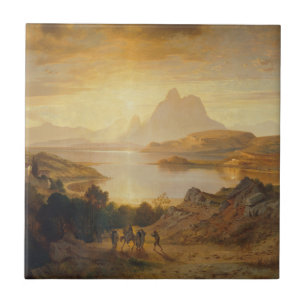 Lago di Lugano - Albert Zimmermann Tegeltje