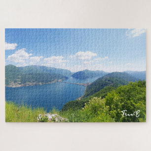 Lago di Lugano-puzzel Legpuzzel
