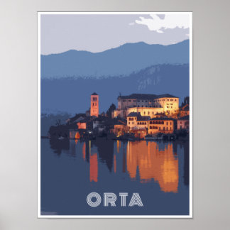 Lago d'Orta Poster