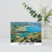 Lagoa do Fogo - Azoren Briefkaart (Staand voorkant)