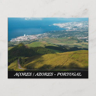 Lagoa en Ponta Delgada Briefkaart