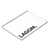 LAGOM. Carnet (Côté gauche)