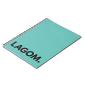 LAGOM. Carnet (Côté gauche)