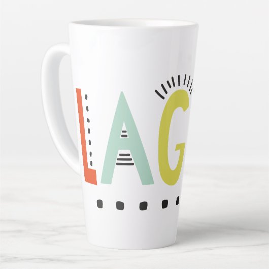 Lagom Colors Latte Mug (Angle gauche)