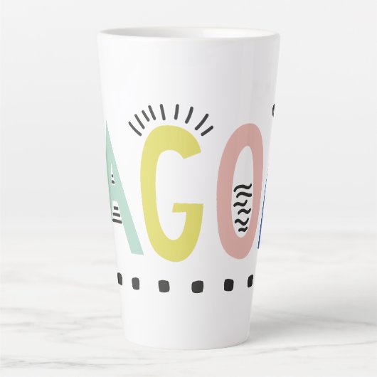 Lagom Colors Latte Mug (Devant)