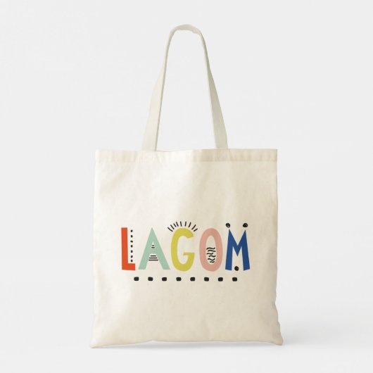 Lagom Colors Tote Bag (Dos)