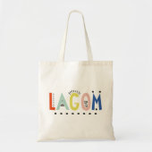 Lagom Colors Tote Bag (Devant)