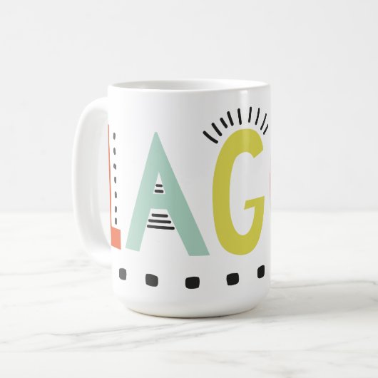 Lagom Colours Café Mug (Devant gauche)