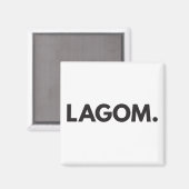 LAGOM. Magneet (Voorkant / Achterkant)