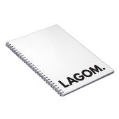 LAGOM. Notitieboek (Rechterzijde)