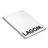 LAGOM. Notitieboek (Rechterzijde)