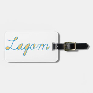 Lagom Sweden Bagagelabel
