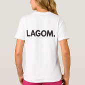 LAGOM. T-shirt fille (Dos)