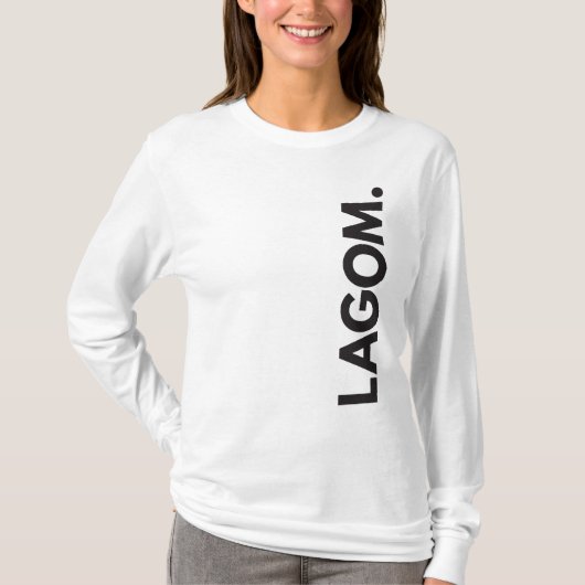 LAGOM. T-shirt  manches longues (Devant)