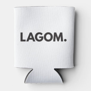 LAGOM. Zwarte en witte Koelbox Blikjeskoeler