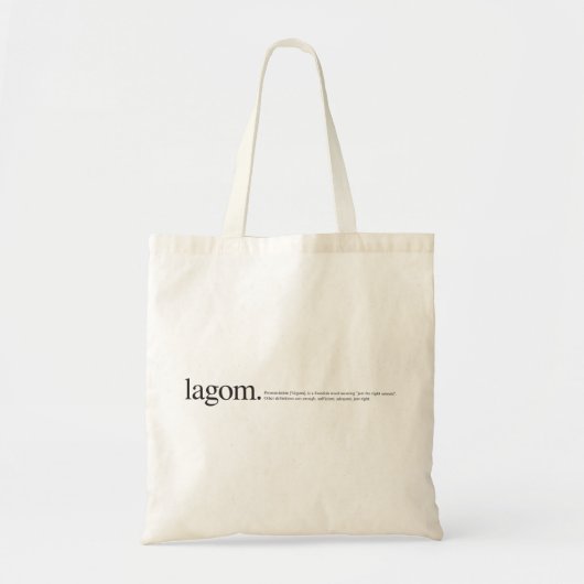 LagomWiki Tote Bag (Voorkant)