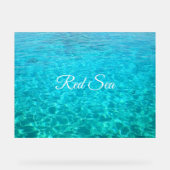 Lagon azur en mer Rouge (Recto)
