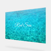 Lagon azur en mer Rouge (Angle)