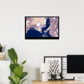 Lagon de San Ignacio, Baja CA Sur, affiche mexicai (Bureau à domicile)