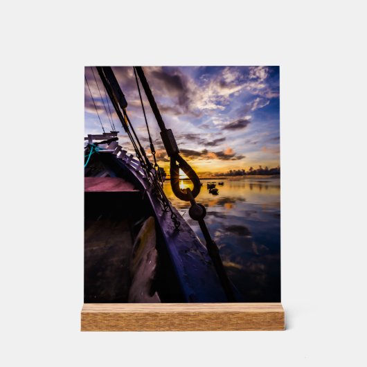 Lagoon at Dawn, at (Recto)