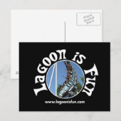 Lagoon is vun - kolossus donker briefkaart (Voorkant / Achterkant)