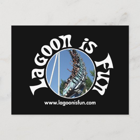 Lagoon is vun - kolossus donker briefkaart (Voorkant)