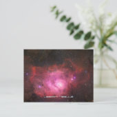 Lagoon Nebula - Ons adembenemend universum Briefkaart (Staand voorkant)