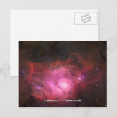 Lagoon Nebula - Ons adembenemend universum Briefkaart (Voorkant / Achterkant)