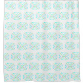 Lagoon Pattern Shower Curtain Douchegordijn (Voorkant)
