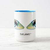 Lagoon Tasse de trigogne, Rhinecanthus aculeatus (Centre)