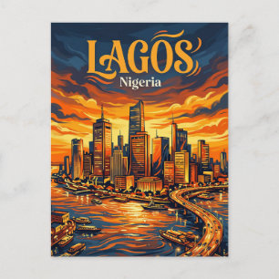 Lagos Island Nigeria Briefkaart