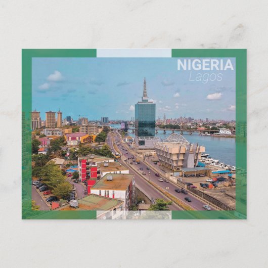 Lagos - Nigeria Briefkaart (Voorkant)
