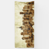 Lagos Nigeria Cityscape Spandoek (Verticaal)