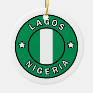 Lagos Nigeria Keramisch Ornament